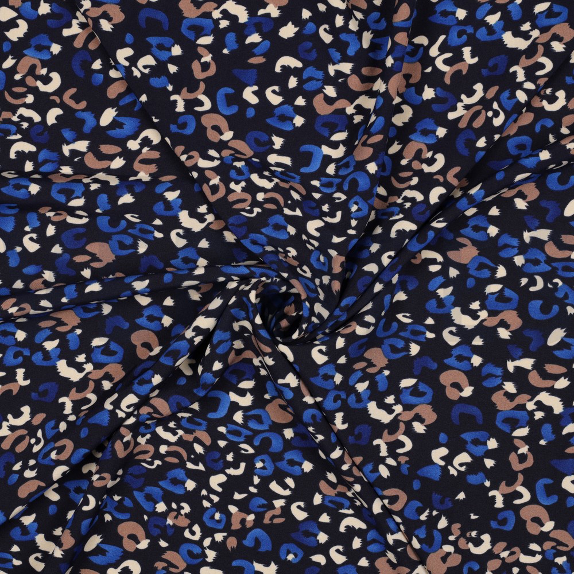 MAGNOLIA STRETCH ANIMAL SKIN NAVY (high resolution) #2