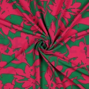 MAGNOLIA STRETCH GRAPHIC GREEN / PINK (thumbnail) #2