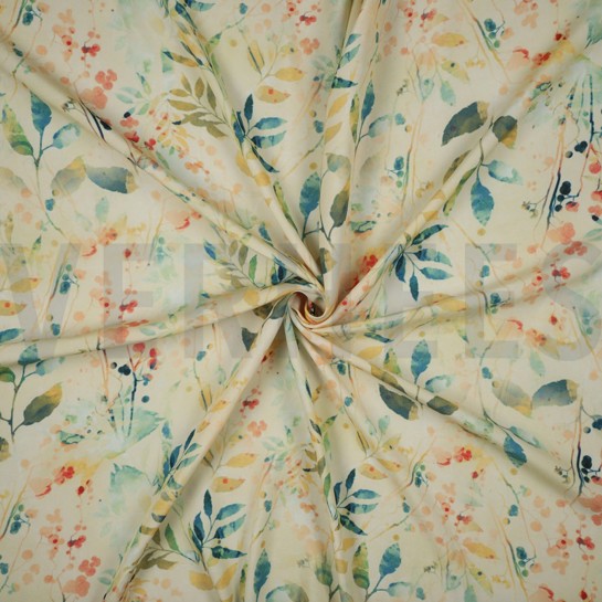 VISKOSE RADIANCE DIGITAL BLÄTTER GELB #7