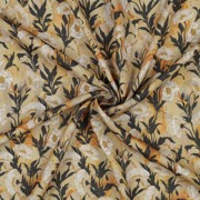 VISCOSE LUREX DIGITAL FLOWERS OCHRE (thumbnail) #2