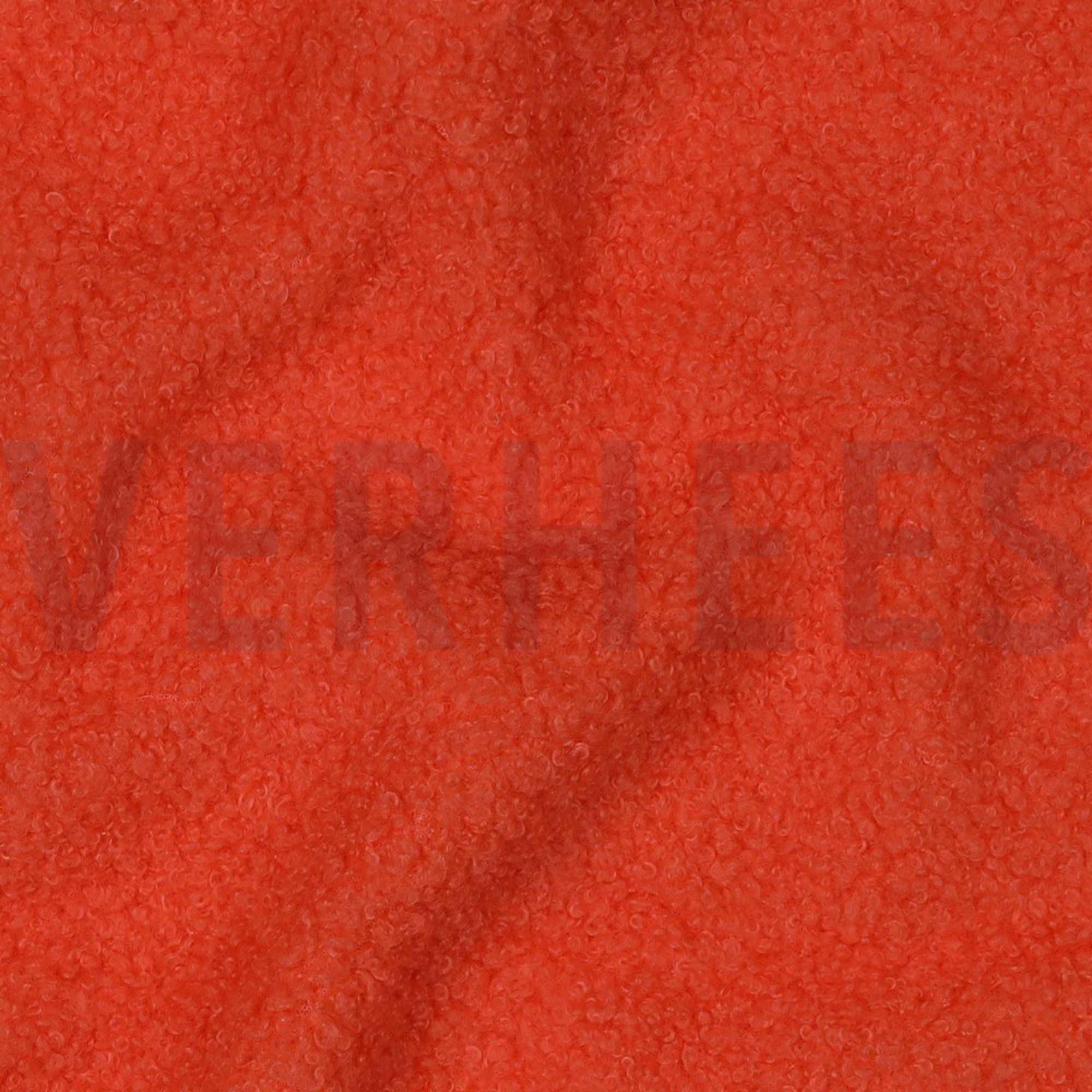 TEDDY FLEECE DOUBLE SIDED TANGERINE (high resolution) #2