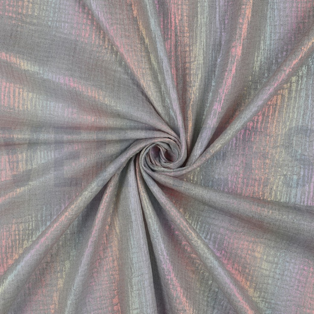 DOUBLE GAUZE FOIL RAINBOW MULTICOLOUR #2
