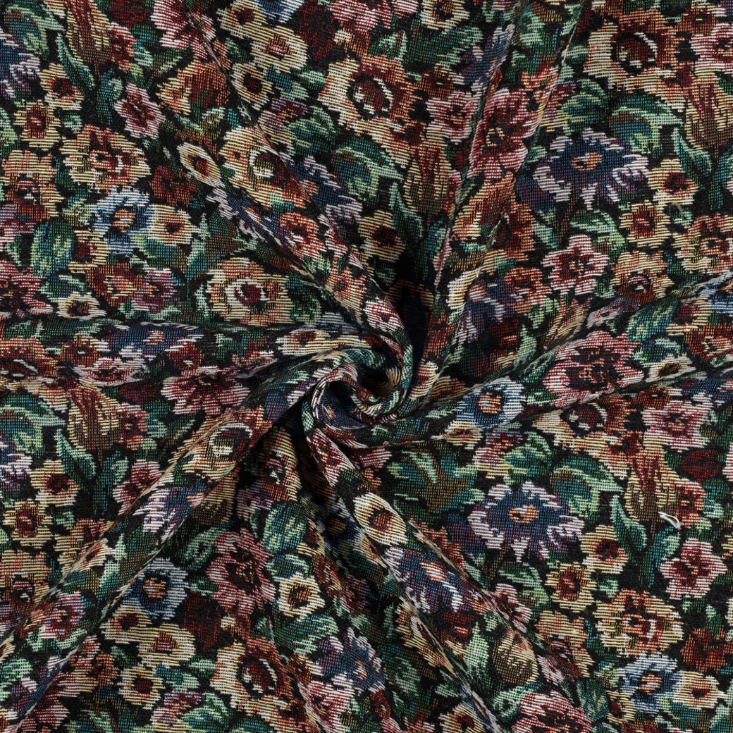 GOBELIN FLOWERS BLACK #2