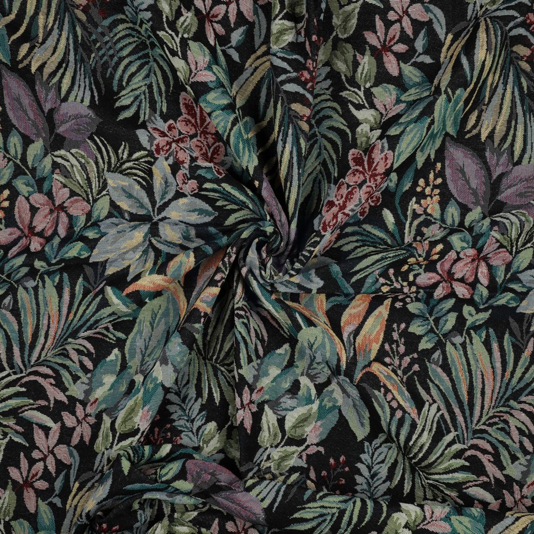 GOBELIN FLOWERS BLACK #2