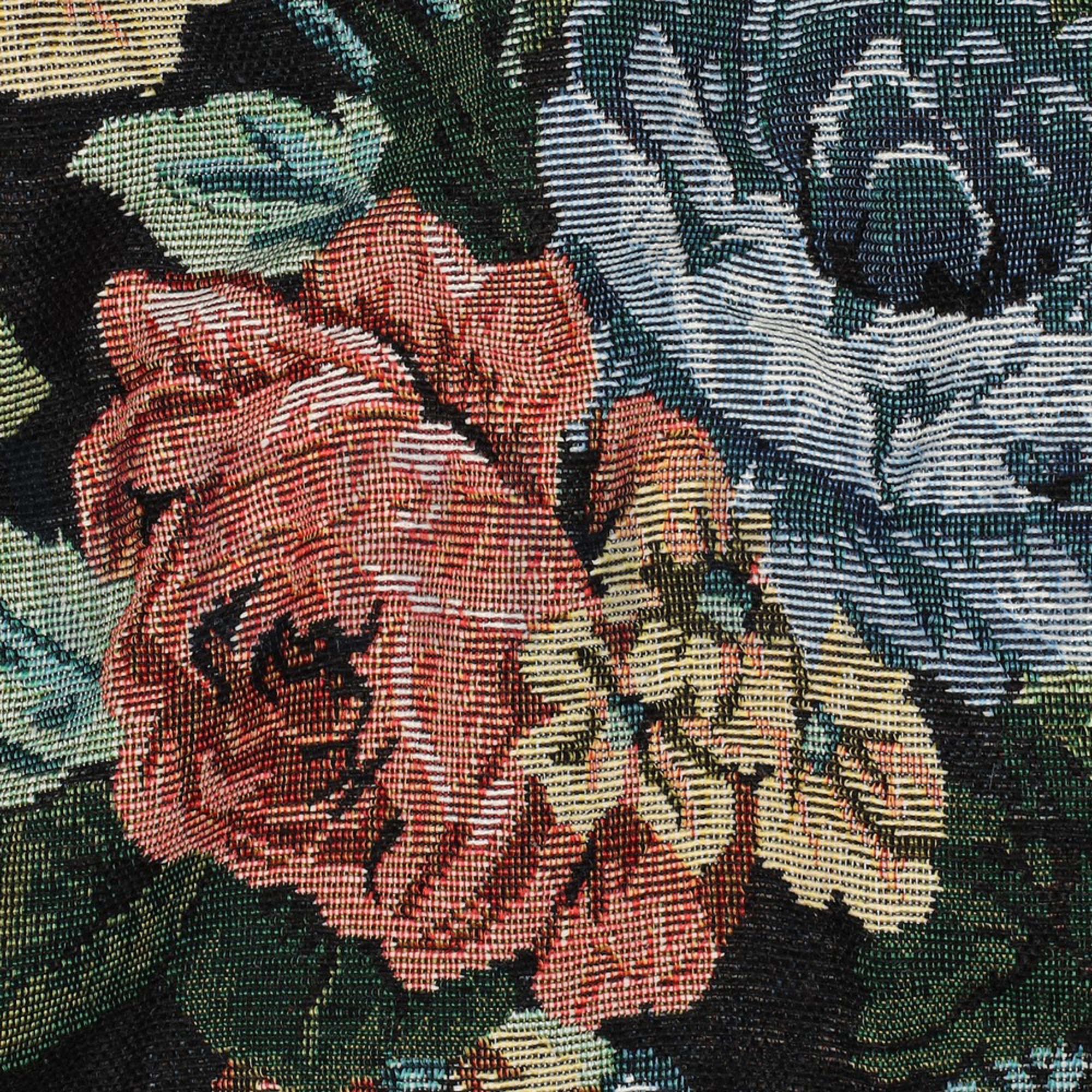 GOBELIN FLOWERS BLACK (high resolution) #2