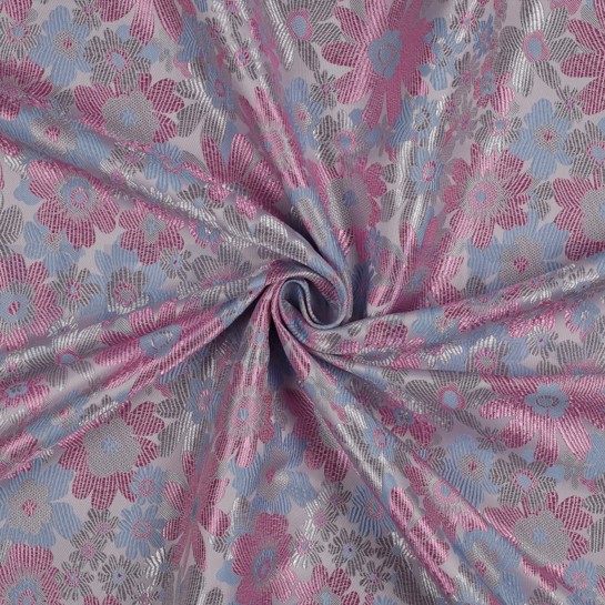 JACQUARD FLOWERS LIGHT LILAC #7