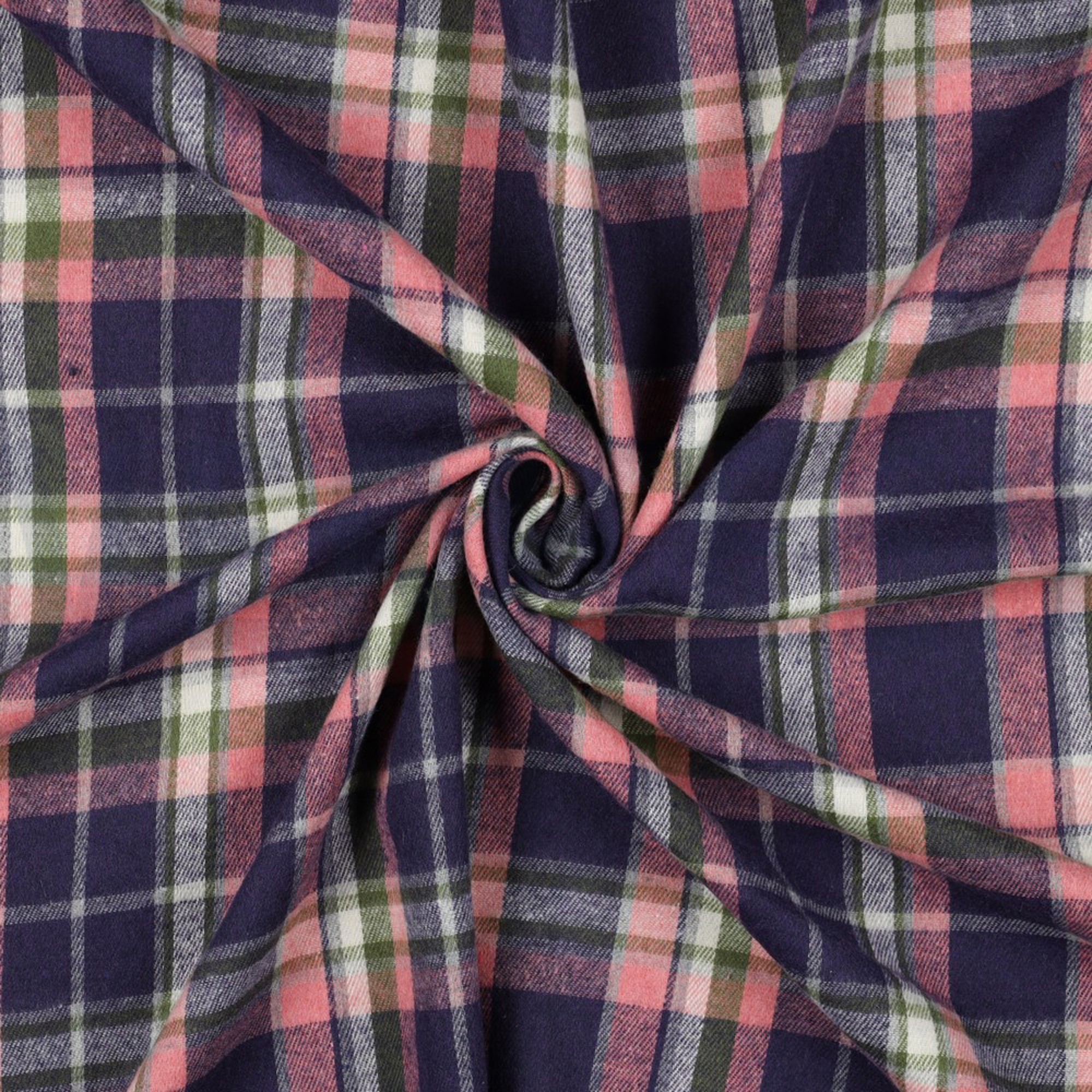 BRUSHED YARN DYED CHECKS LAVENDER (high resolution) #2