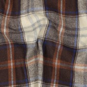 BRUSHED YARN DYED CHECKS BROWN (thumbnail) #2