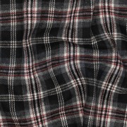 BRUSHED YARN DYED CHECKS BLACK (thumbnail) #2
