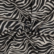 KNITTED JACQUARD ANIMAL SKIN BLACK (thumbnail) #2