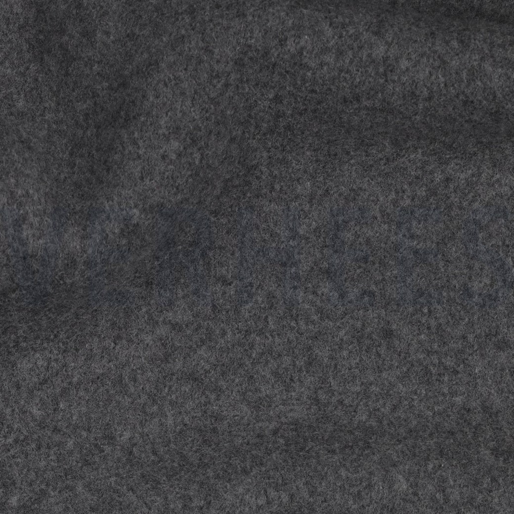 COTTON FLEECE GOTS DARK GREY MELANGE #2