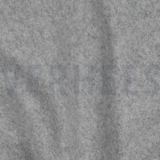 COTTON FLEECE GOTS LIGHT GREY MELANGE (thumbnail) #2