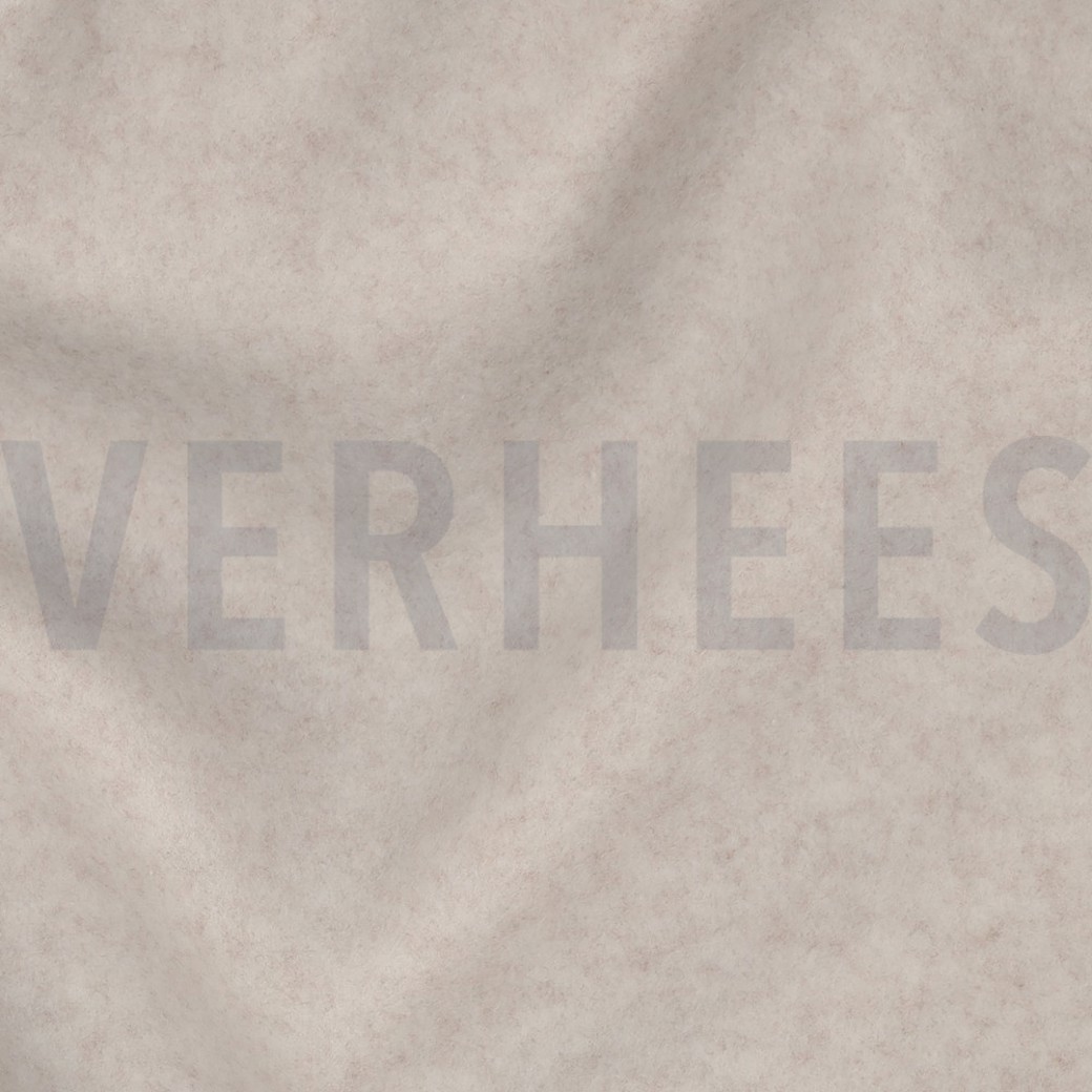 COTTON FLEECE GOTS BEIGE MELANGE #2