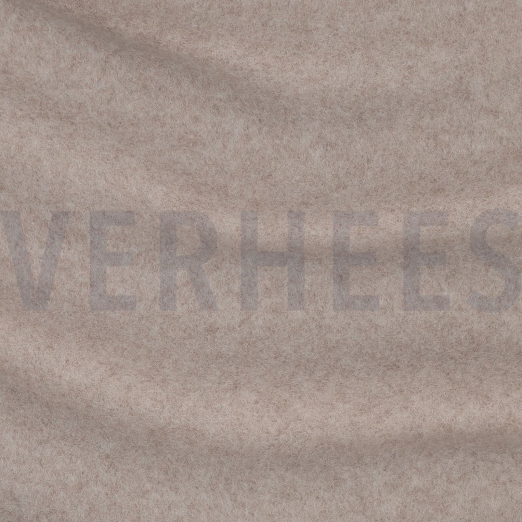 COTTON FLEECE GOTS TAUPE MELANGE #2
