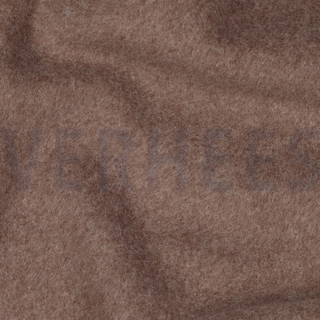 COTTON FLEECE GOTS MOCHA MELANGE #2