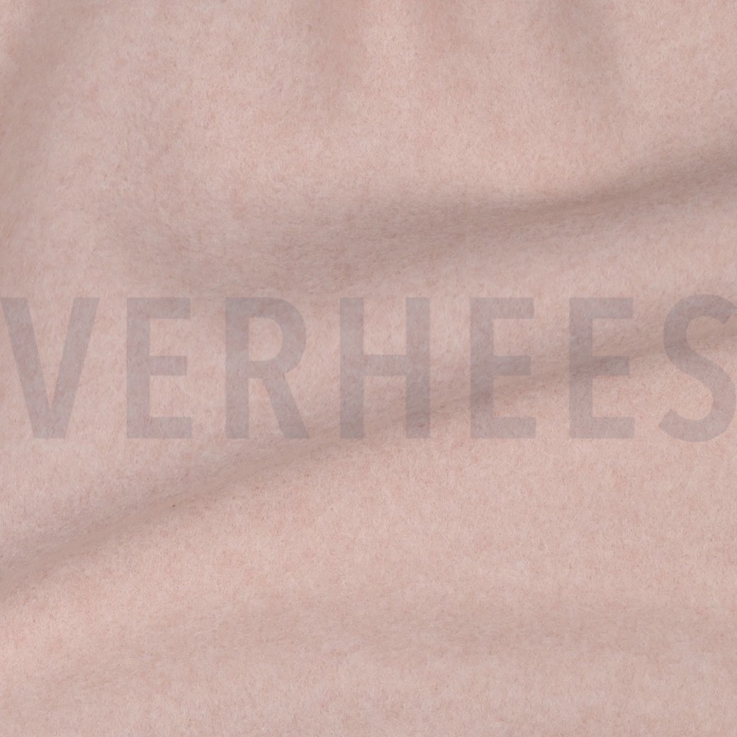 COTTON FLEECE GOTS LIGHT ROSE MELANGE #2