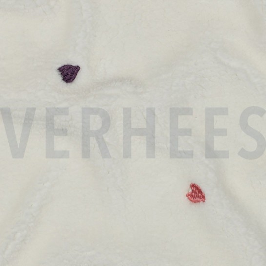 TEDDY BRODERIE CŒURS ÉCRU #7