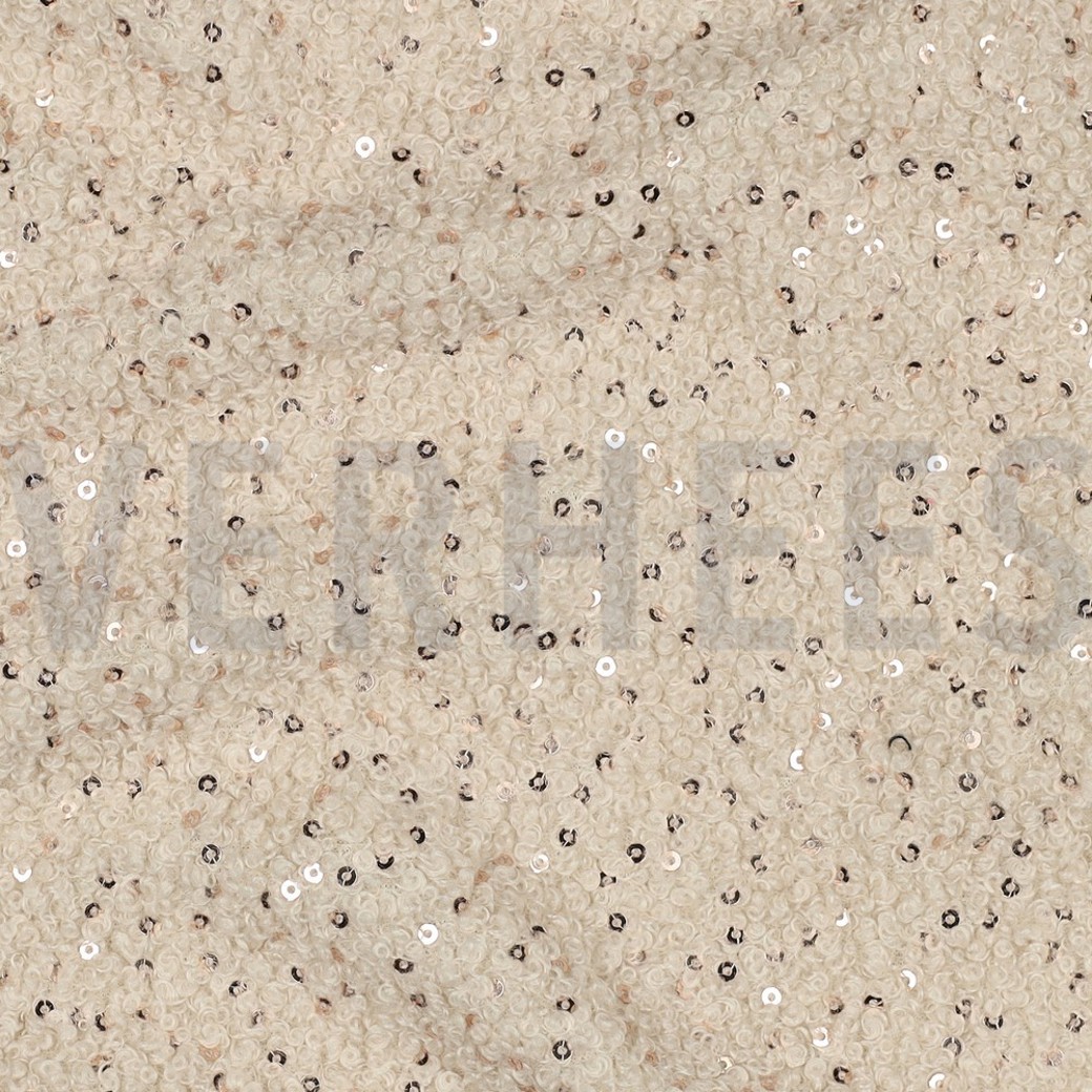 TEDDY  SEQUINS ECRU #2