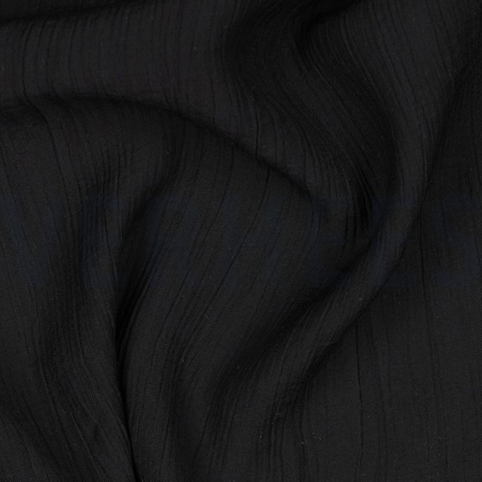 VISKOSE CRINKLE SCHWARZ #7