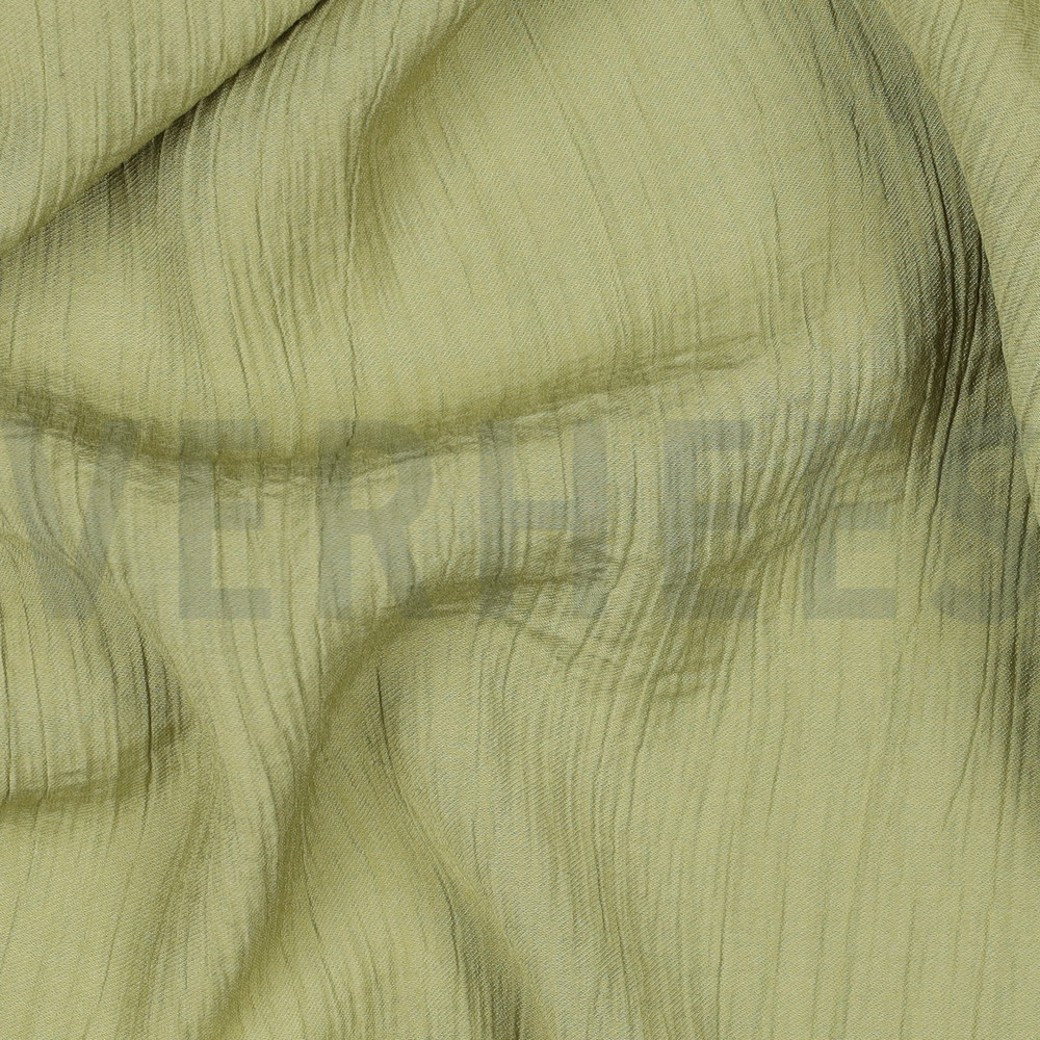 VISCOSE CRINKLE OLD LIME #2