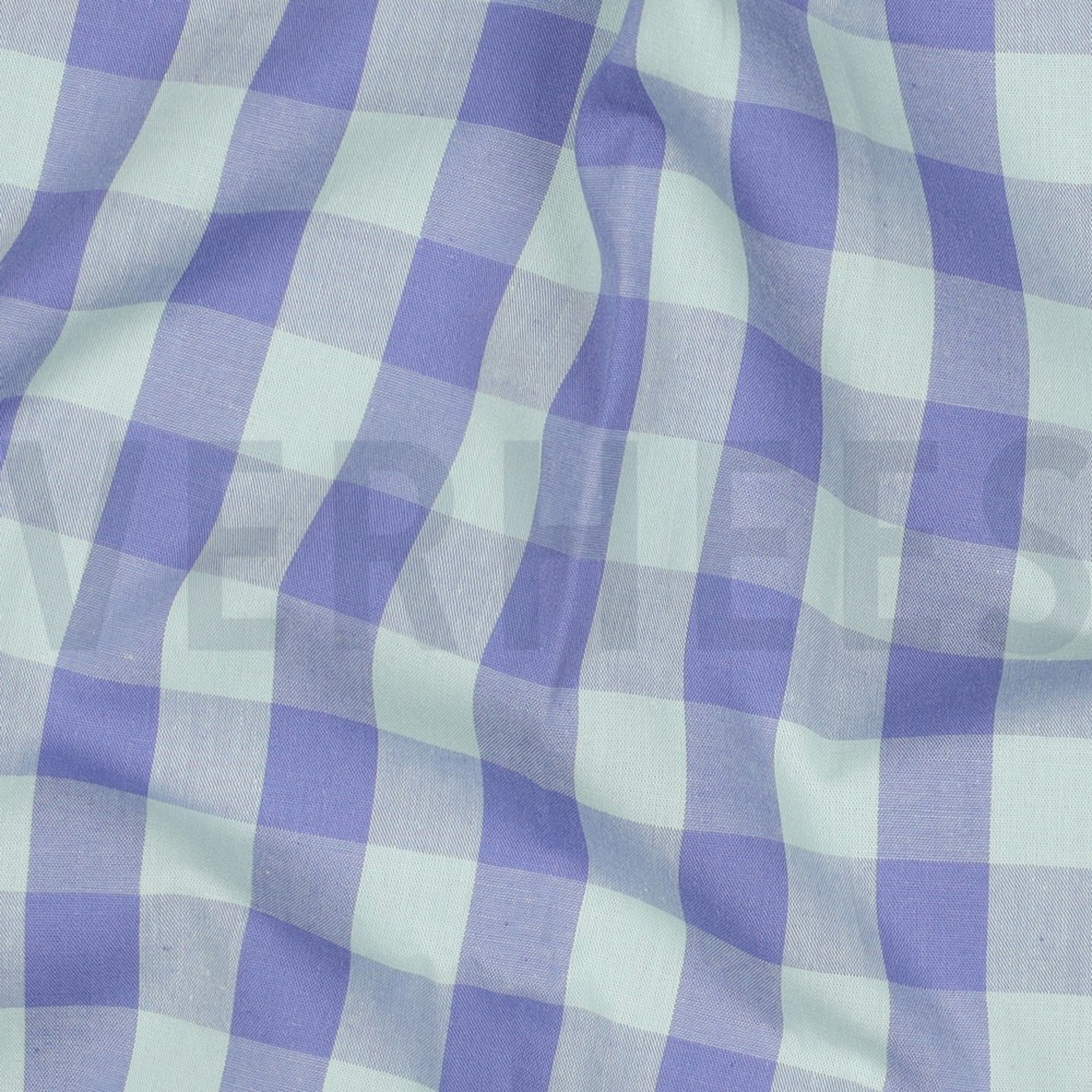 COTTON YARN DYED CHECKS LAVENDER / LIGHT GREEN (high resolution) #2