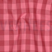 COTTON YARN DYED CHECKS MAUVE / BORDEAUX (thumbnail) #2