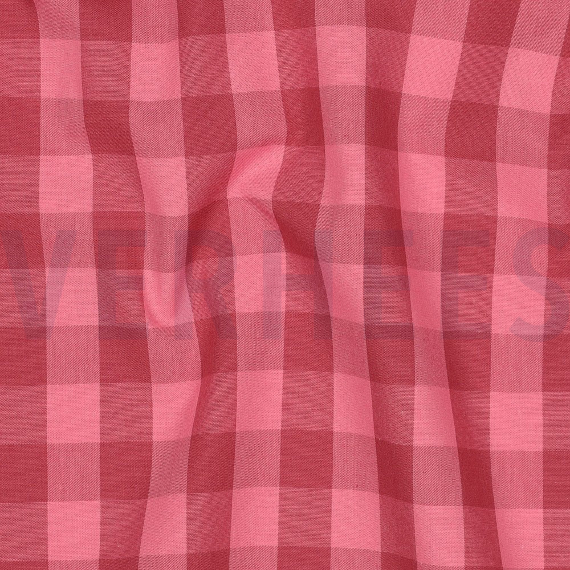 COTTON YARN DYED CHECKS MAUVE / BORDEAUX (high resolution) #2