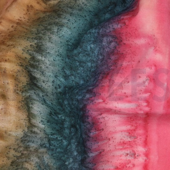 HANDGEMAAKTE BATIK KATOEN MULTICOLOR #7