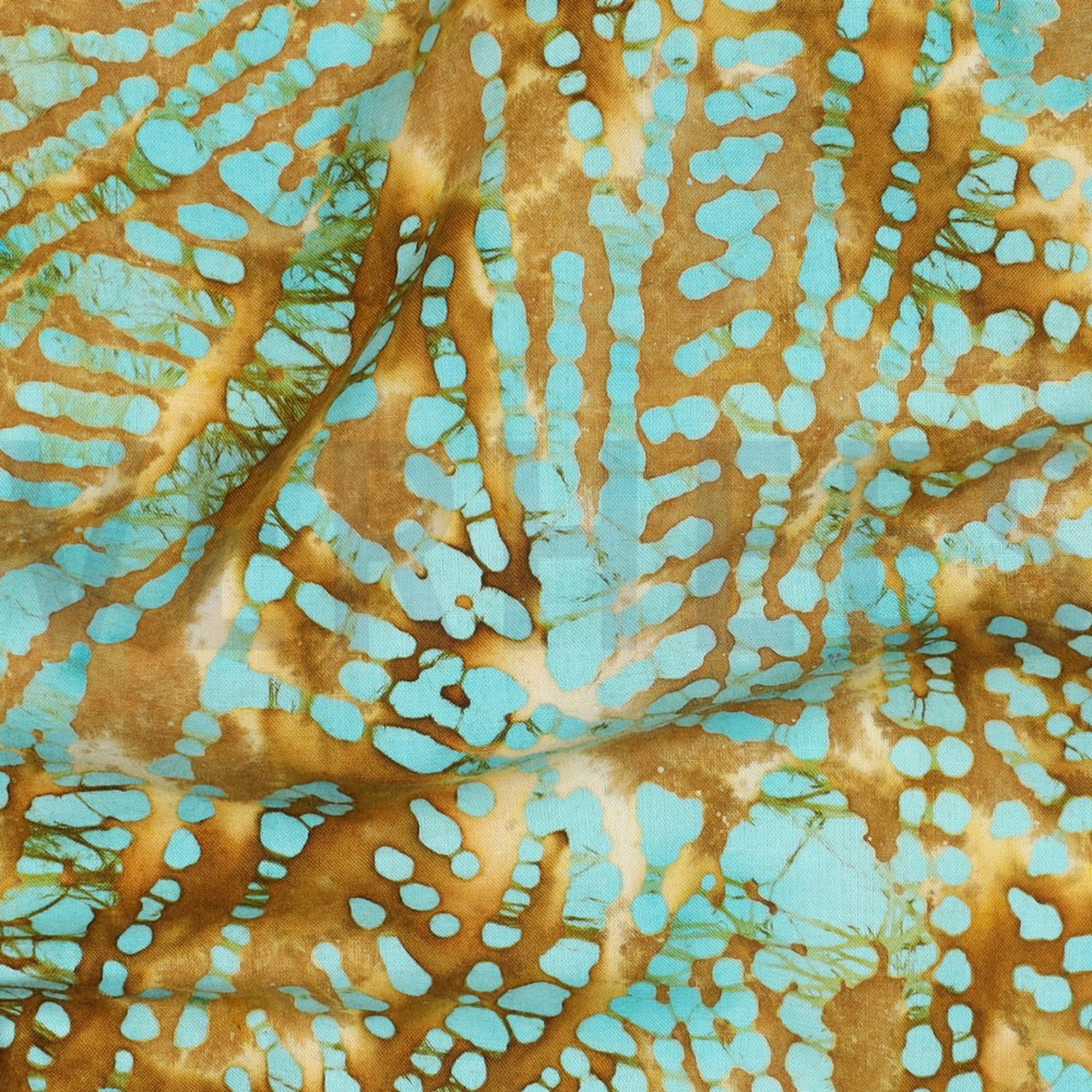 UNIQUE CRAFTED BATIK COTTON GOLD (high resolution) #2