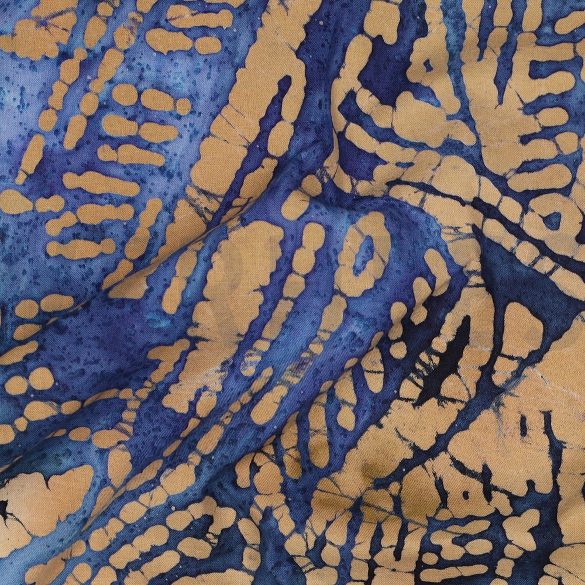 UNIQUE CRAFTED BATIK COTTON NAVY (high resolution) #2