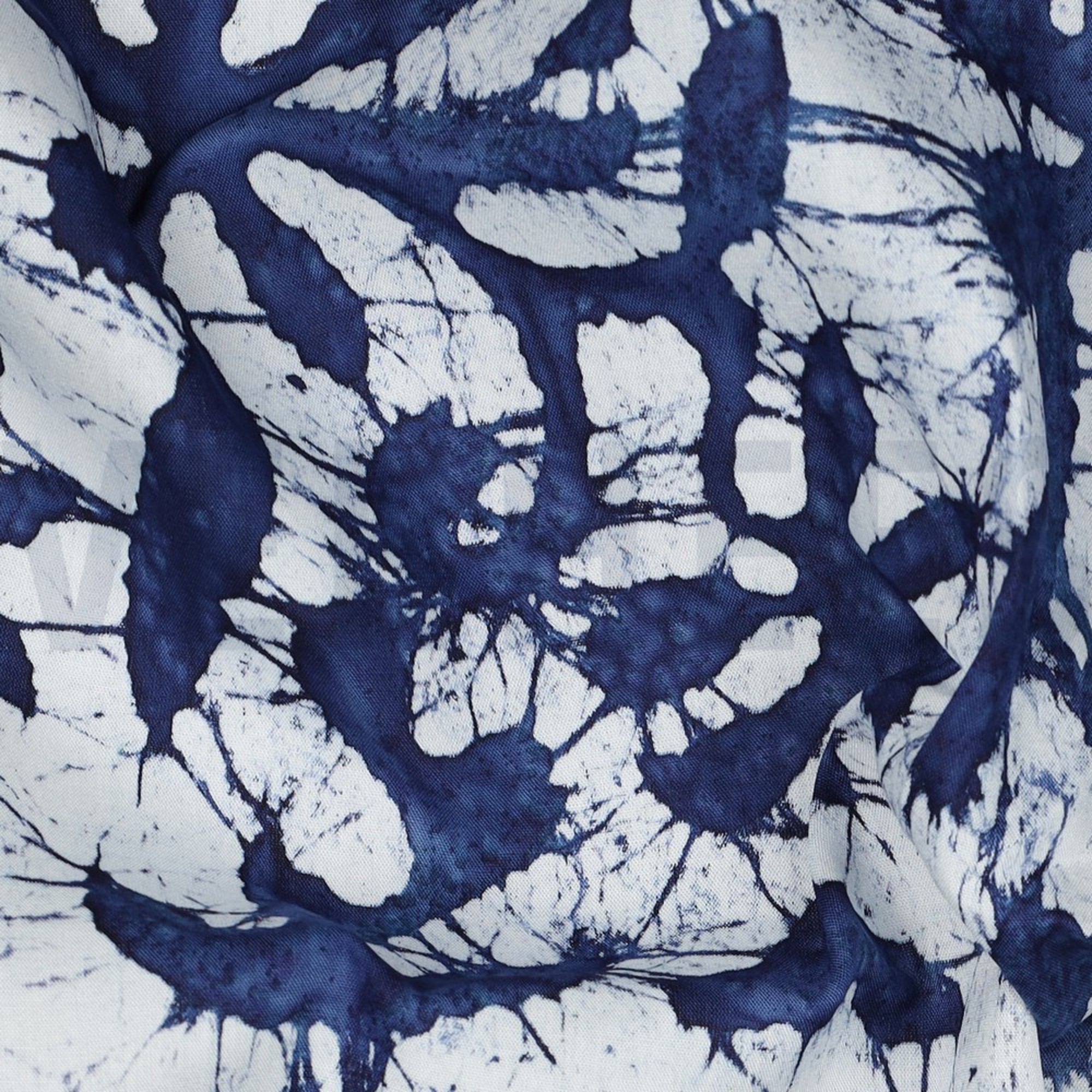 UNIQUE CRAFTED BATIK VISCOSE INDIGO (high resolution) #2