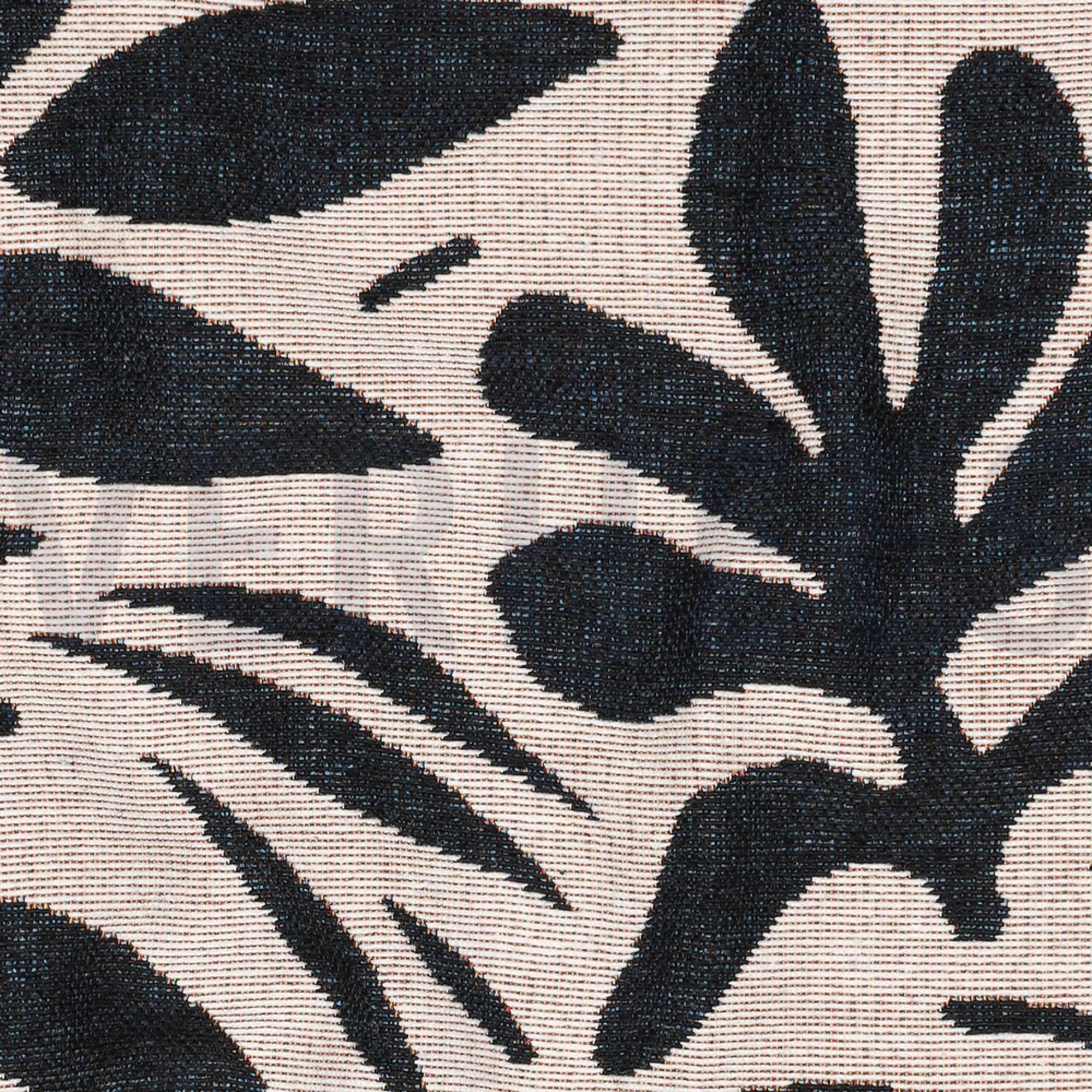 GOBELIN LEAVES ABSTRACT ECRU / BLACK (high resolution) #2