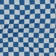 DOUBLE GAUZE DOUBLE SIDED CHECKS BLUE (thumbnail) #2