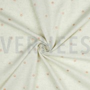 LINEN VISCOSE EMBROIDERY ROSE (thumbnail) #2