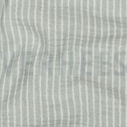 DOUBLE GAUZE YARN DYED STRIPES OLD GREEN (thumbnail) #2