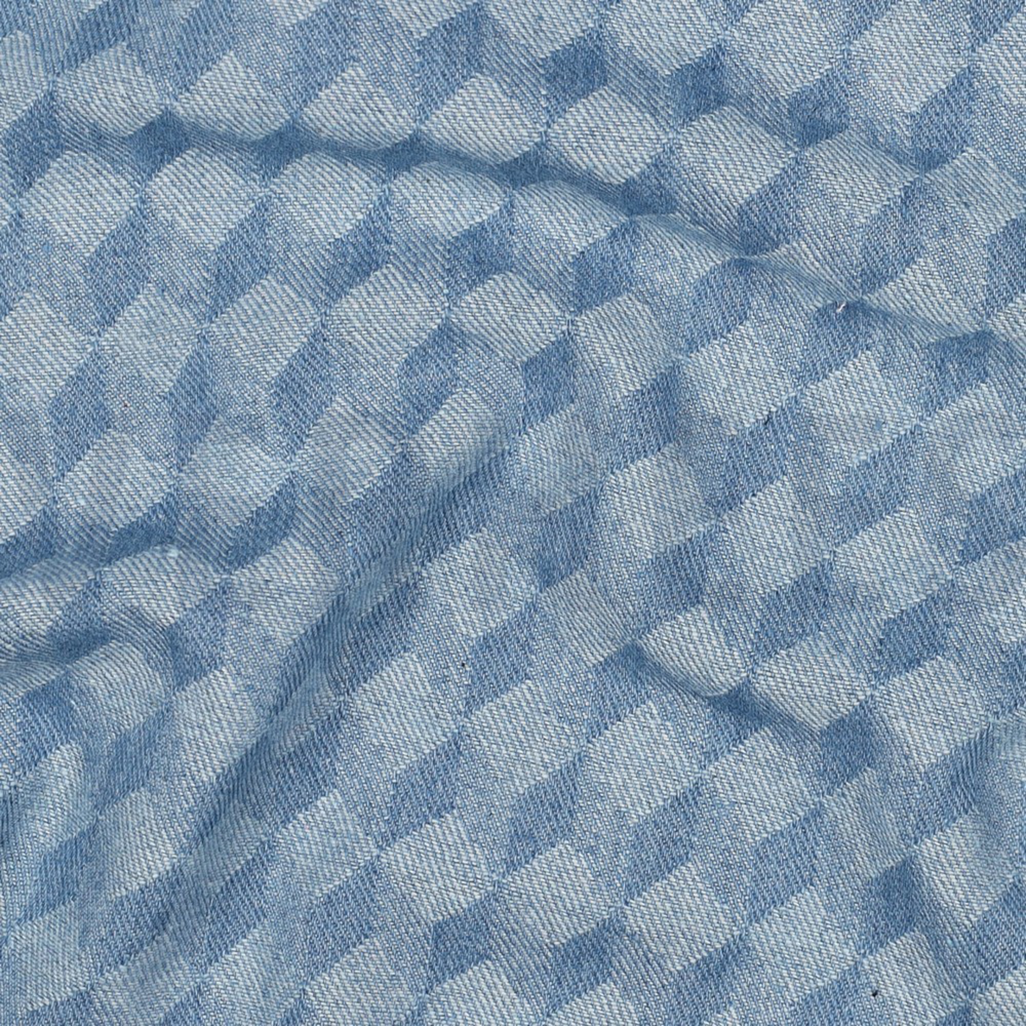 DENIM JACQUARD ABSTRACT LIGHT BLUE (high resolution) #2