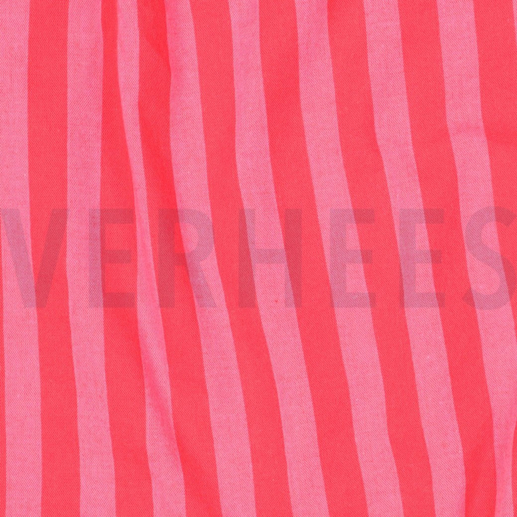 COTTON YARN DYED STRIPES PINK #2