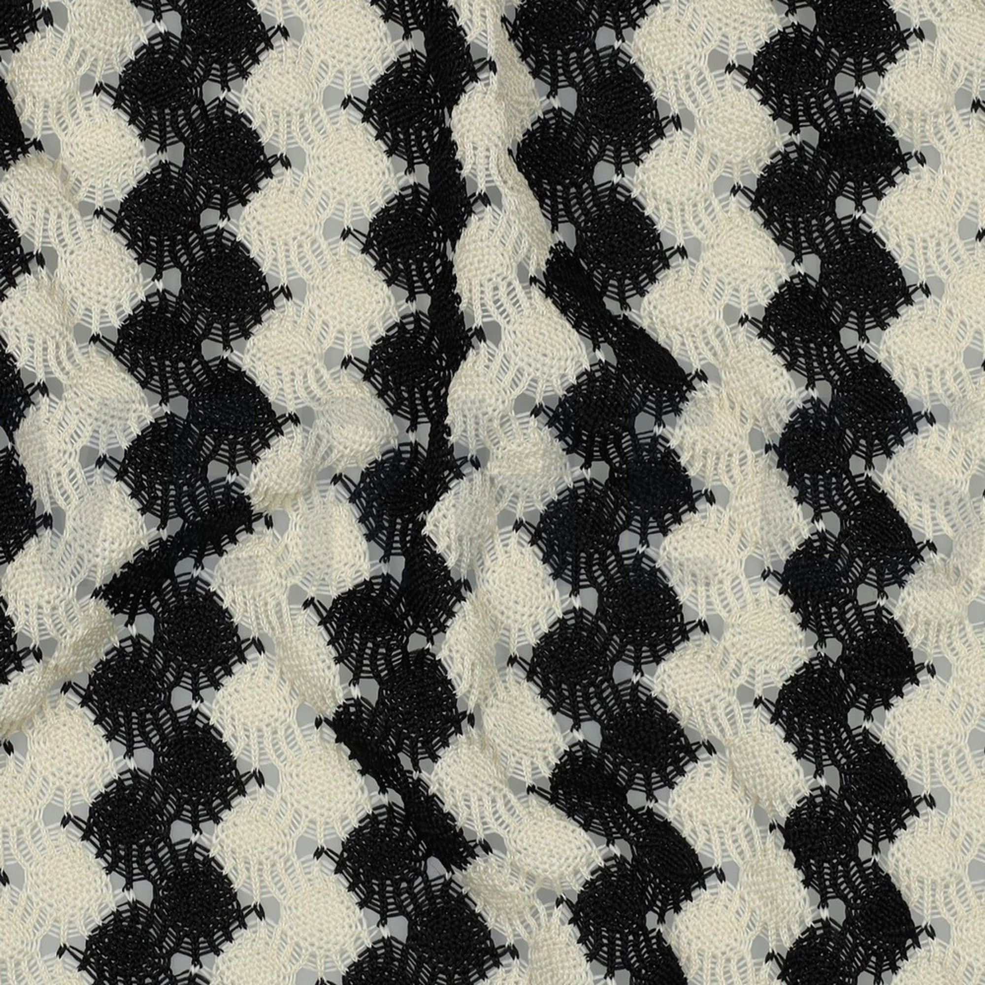 KNITTED CROCHET BLACK WHITE (high resolution) #2