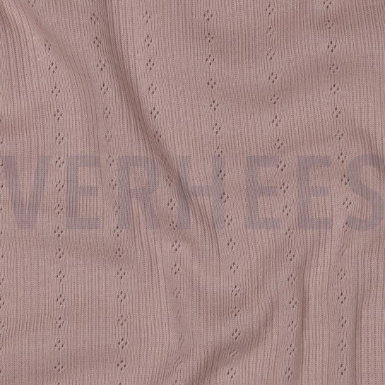 FEINSTRICKJERSEY AJOUR SANFTES LILA #7