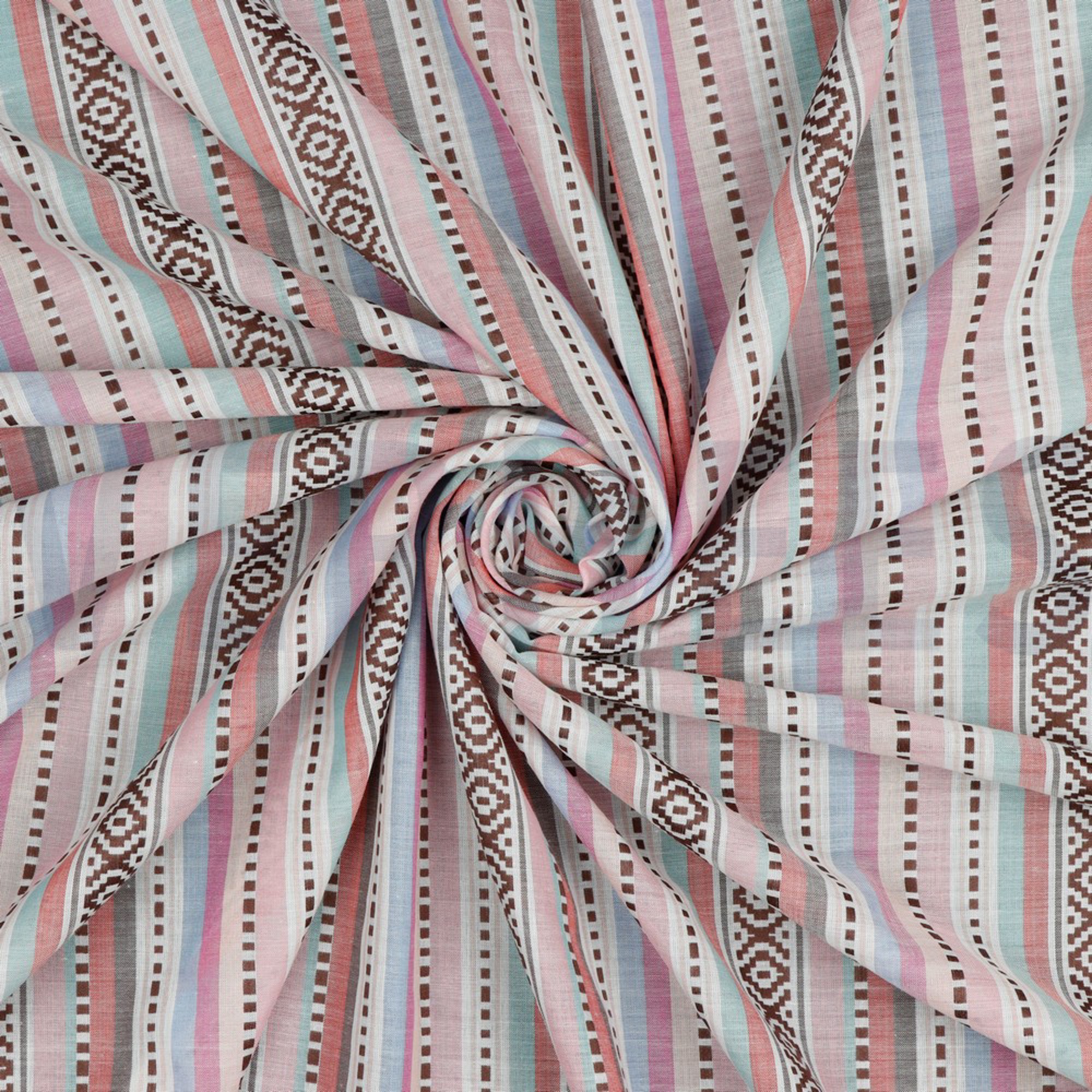COTTON JACQUARD STRIPES MULTICOLOUR (high resolution) #2