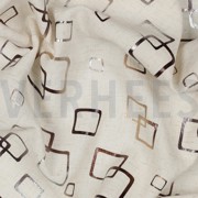 LINEN VISCOSE FOIL GRAPHIC BRONZE (thumbnail) #2