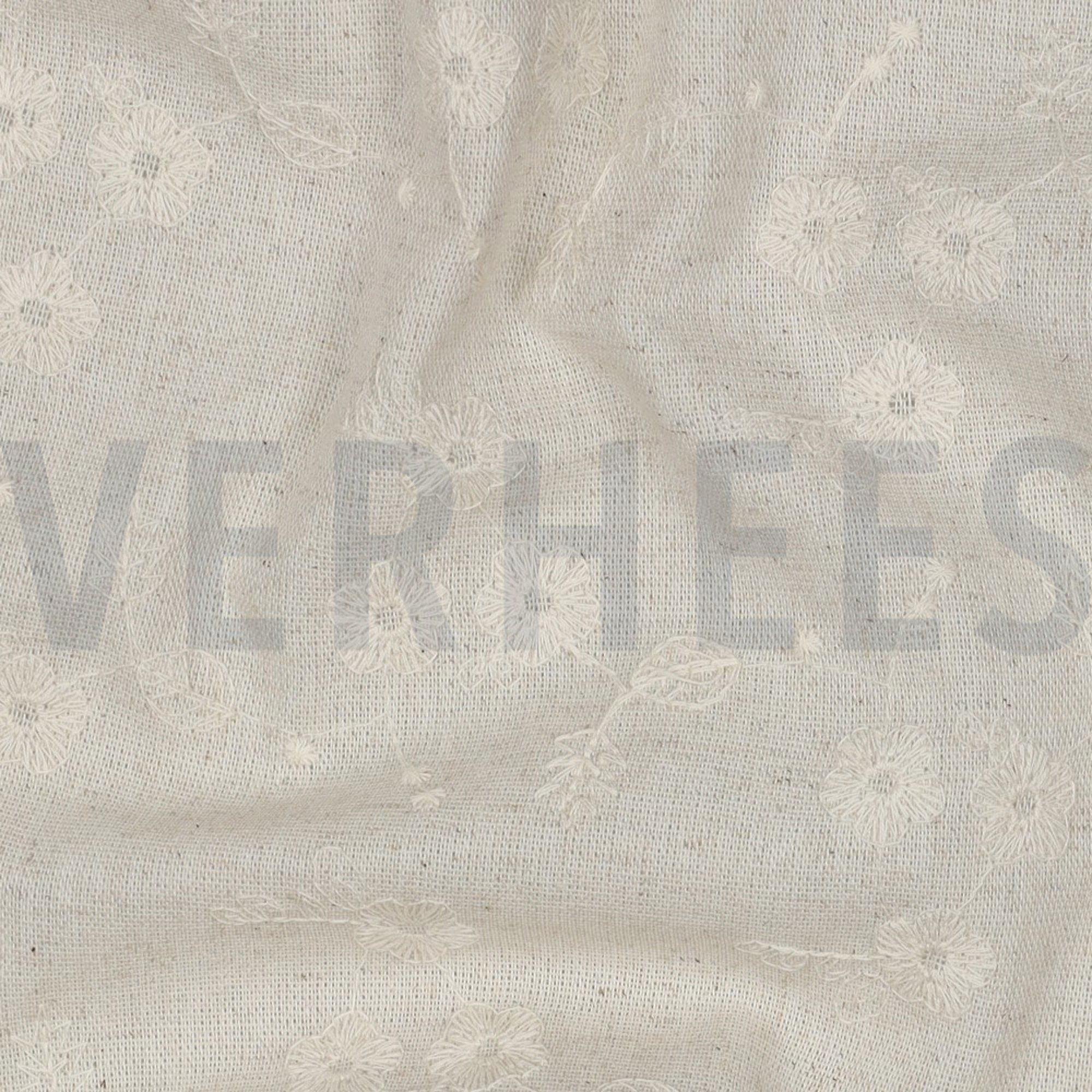 LINEN EMBROIDERY FLOWERS NATURAL (high resolution) #2