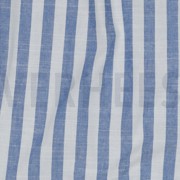 COTTON YARN DYED STRIPES BLUE (thumbnail) #2
