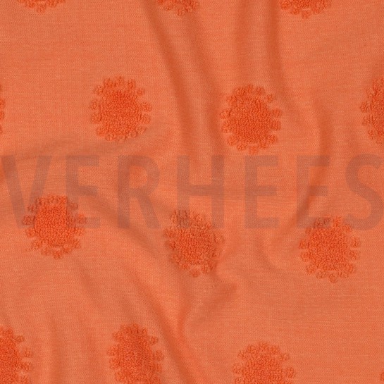 COTON ÉPONGE TRICOT SOLEIL ORANGE #7