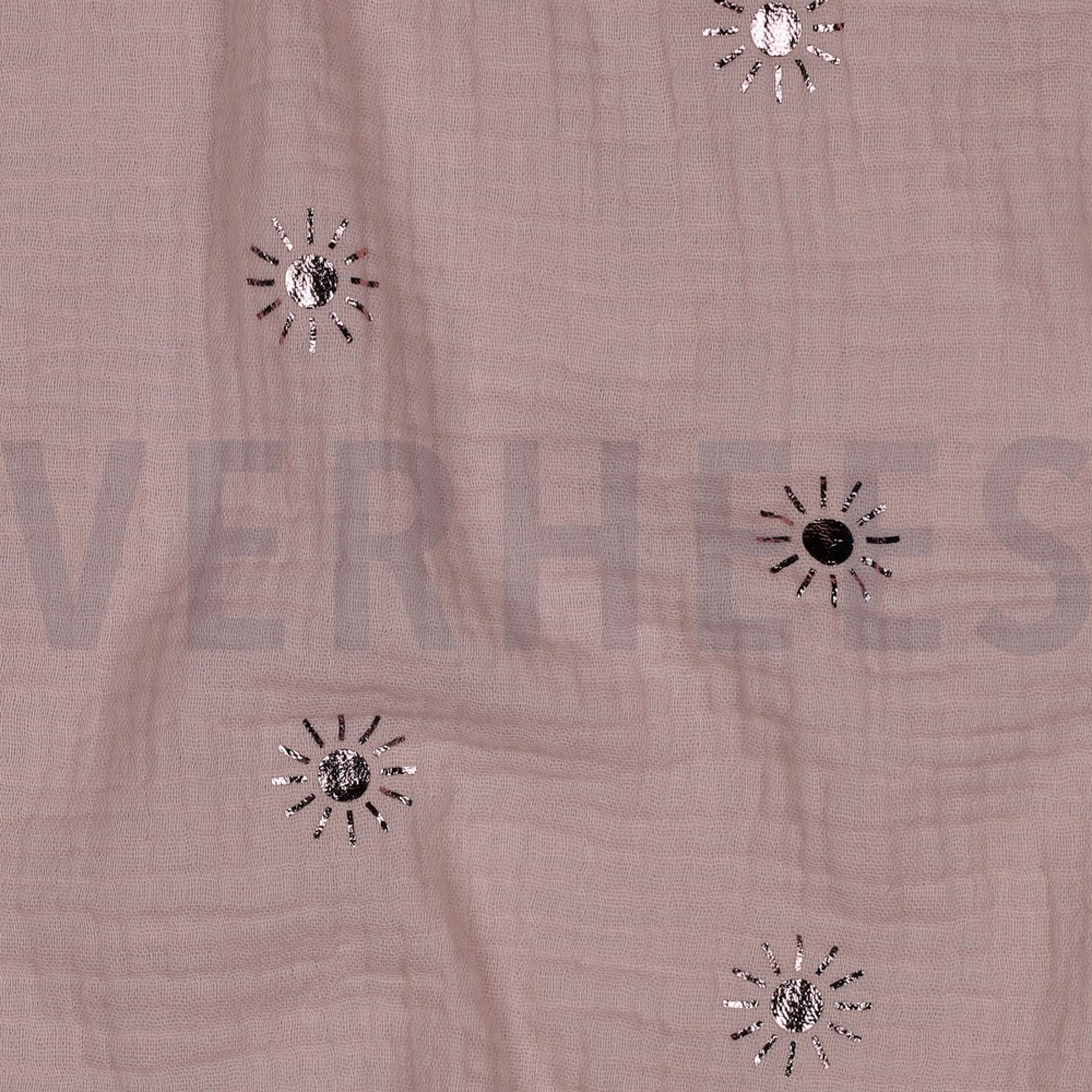 DOUBLE GAUZE FOIL SUNNY SOFT ROSE (high resolution) #2