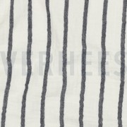 DOUBLE GAUZE YARN DYED STRIPES NAVY (thumbnail) #2