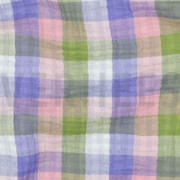 DOUBLE GAUZE DOUBLE SIDED CHECKS LIGHT PINK / LAVENDER (thumbnail) #2