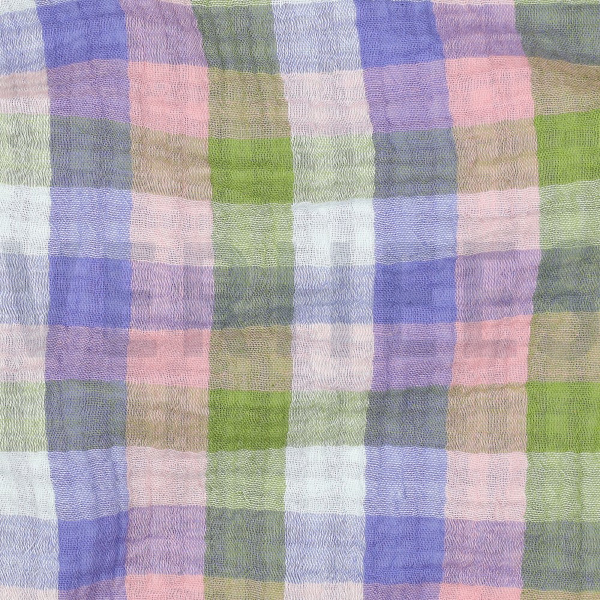 DOUBLE GAUZE DOUBLE SIDED CHECKS LIGHT PINK / LAVENDER (high resolution) #2