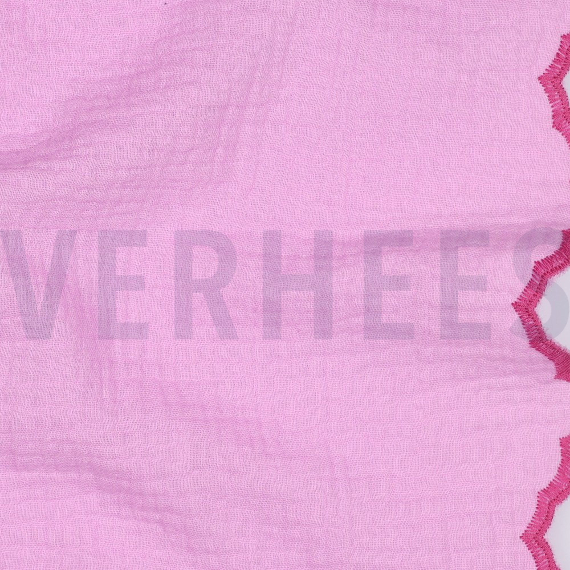 DOUBLE GAUZE 2-SIDE SCALLOP LIGHT PINK (high resolution) #2