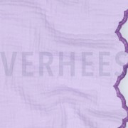 DOUBLE GAUZE 2-SIDE SCALLOP LILAC (thumbnail) #2
